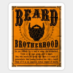 Beard Brotherhood Sticker